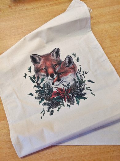 Gift membership with fox tea towel