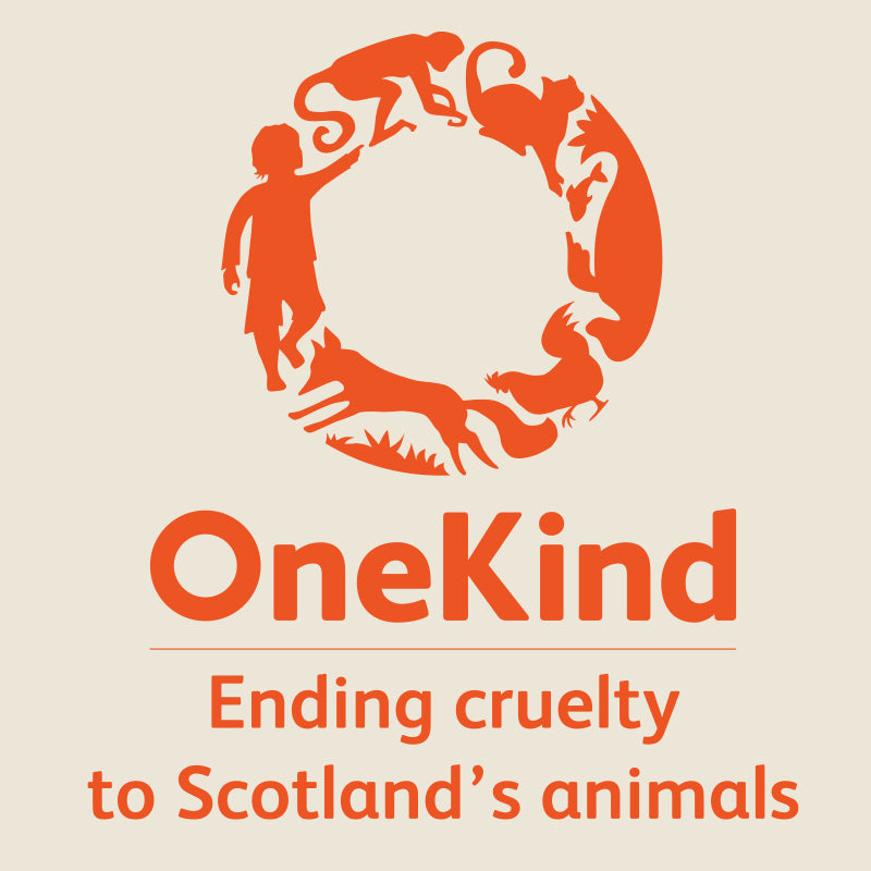 OneKind logo and strapline.
